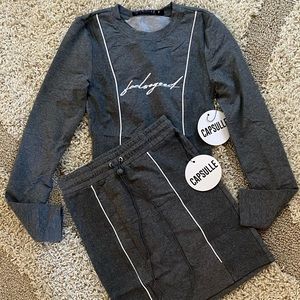 LONG SLEEVE TOP+MINI SKIRT SET, NWT!